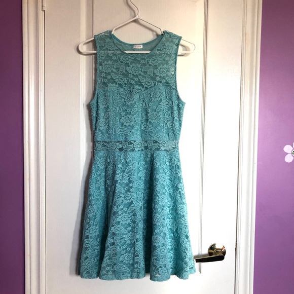 GARAGE blue lace summer dress